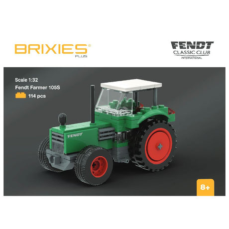 Fendt x Brixies 105 Tractor Kit 1:32 Scale Classic Club – X991024128000