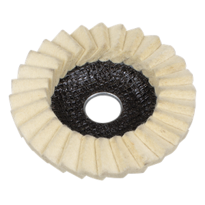 Sealey | Felt Flap Disc Ø115mm Ø22mm Bore - Pack of 5 - FFD5