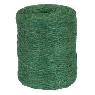 Sealey 1mm x 100m Jute Twine Green GT100M