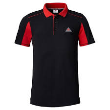 Massey Ferguson Black Polo Shirt with Classic Old Logo | X993322001