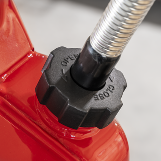 Sealey Flexi Pouring Spout for Screw Cap Jerry Cans Red JC1SCR