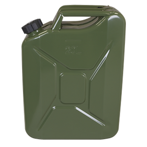 Sealey | Screw Cap Metal Jerry Can 20L - Green - JC20SCG