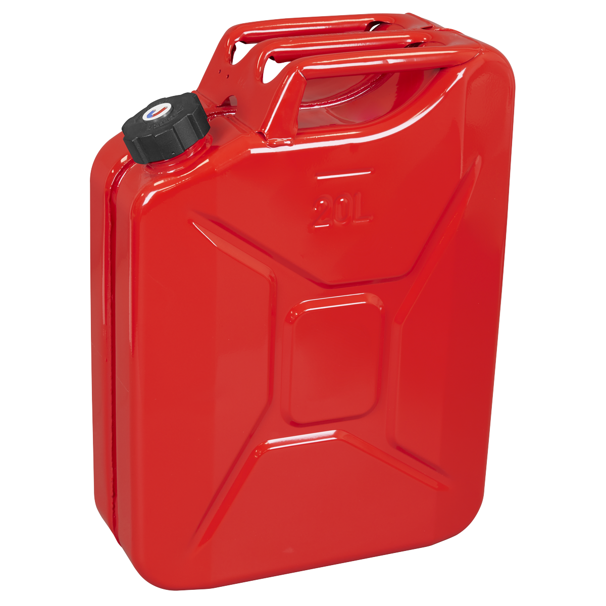 Sealey | Screw Cap Metal Jerry Can 20L - Red - JC20SCR