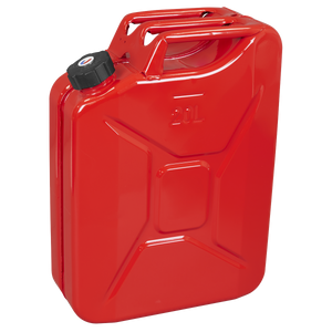 Sealey | Screw Cap Metal Jerry Can 20L - Red - JC20SCR