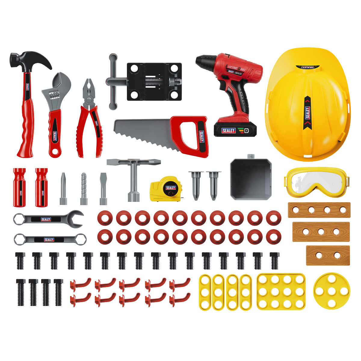 Junior Toy Tool Kit with Workbench 90pc