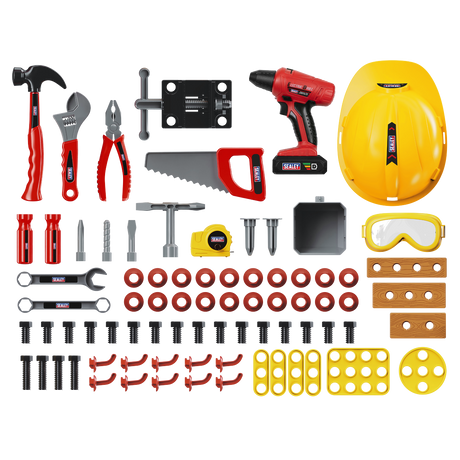 Junior Toy Tool Kit with Workbench 90pc