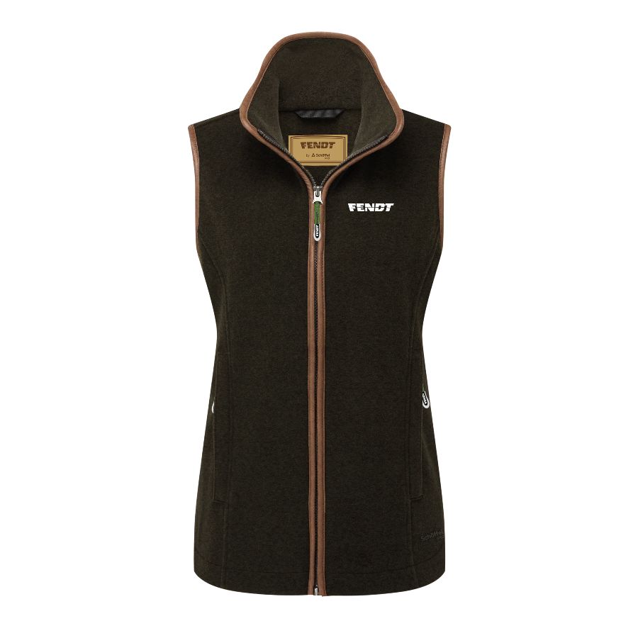 Fendt Women's Fleece Gilet - Loden Green, Warm & Sporty - X99102523