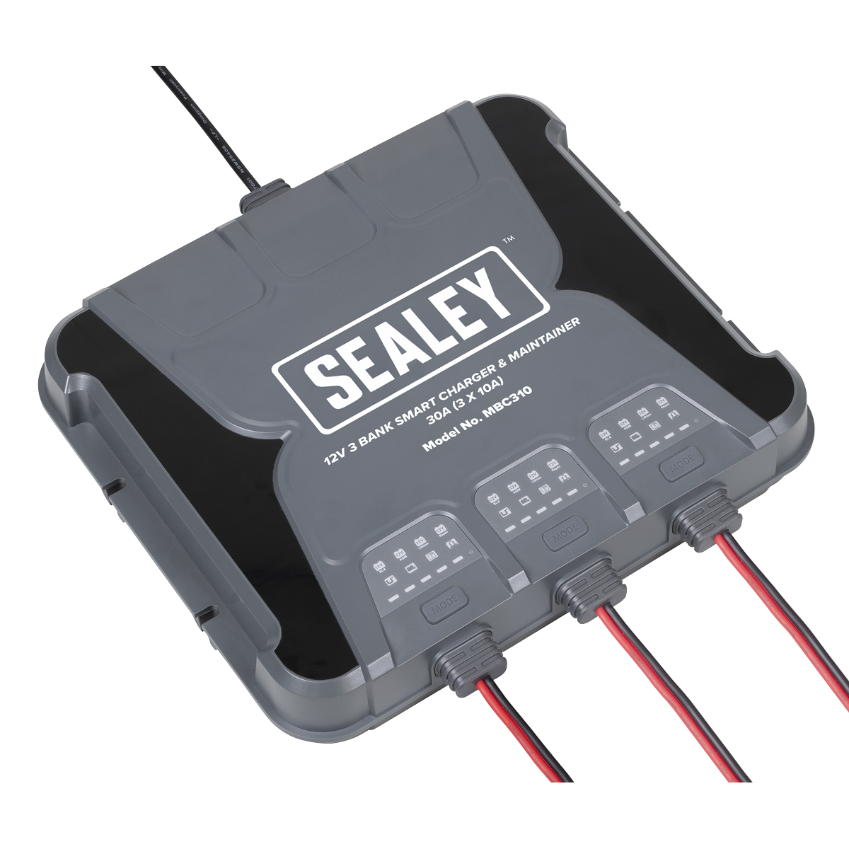 Sealey | 3 Bank 12V Smart Charger & Maintainer 30A (3 x 10A) - MBC310