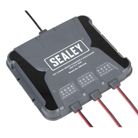 Sealey | 3 Bank 12V Smart Charger & Maintainer 30A (3 x 10A) - MBC310