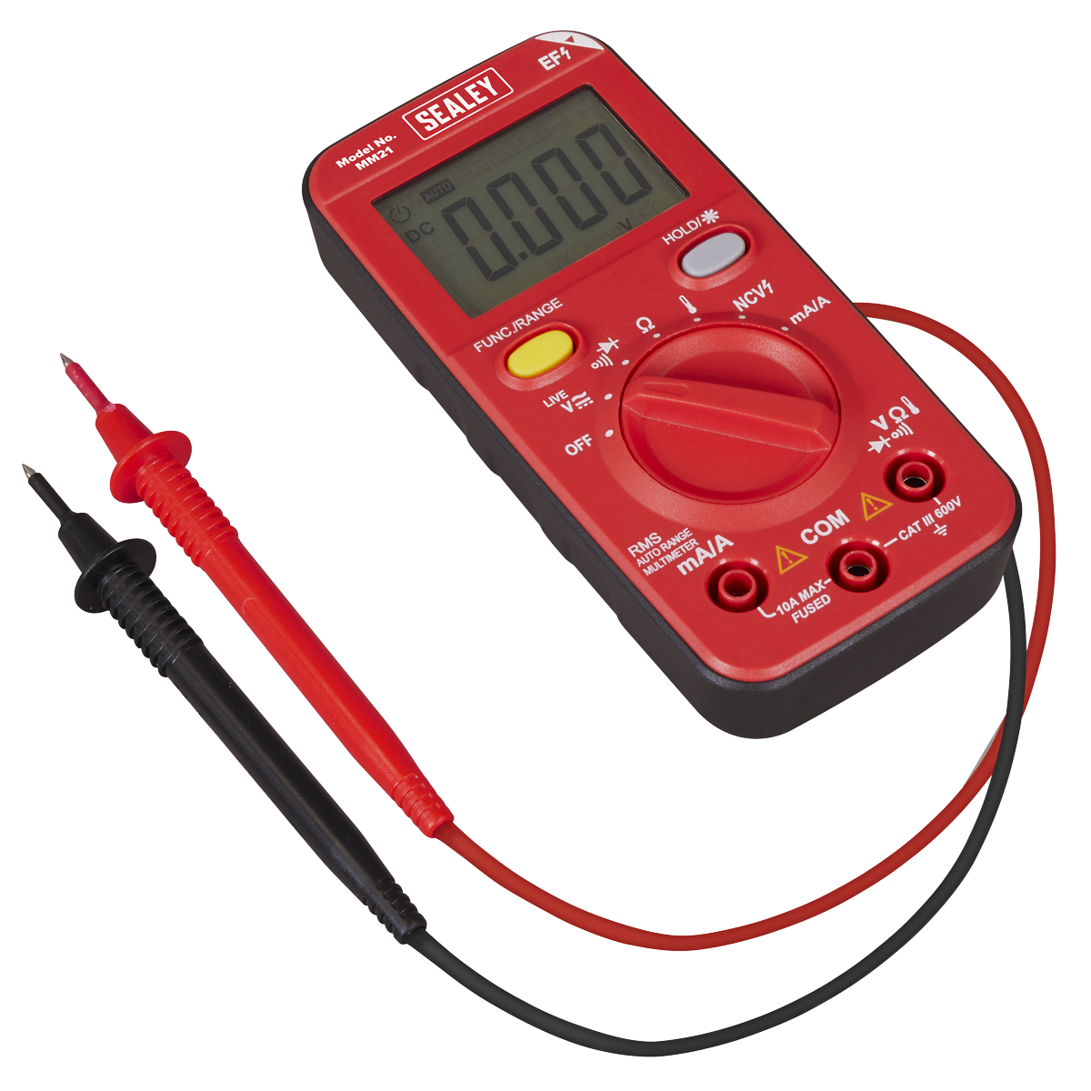 Sealey | 10-Function Professional Auto-Ranging Digital Multimeter - MM21