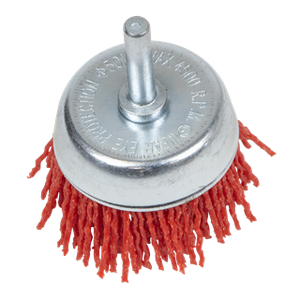 Sealey | Nylon Filament Cup Brush 50mm with 6mm Shaft - NFB50