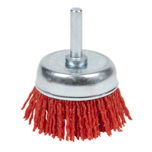 Sealey | Nylon Filament Cup Brush 50mm with 6mm Shaft - NFB50