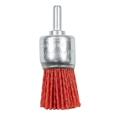 Sealey | 25mm Nylon Filament End Brush with 6mm Shaft - NFBE25