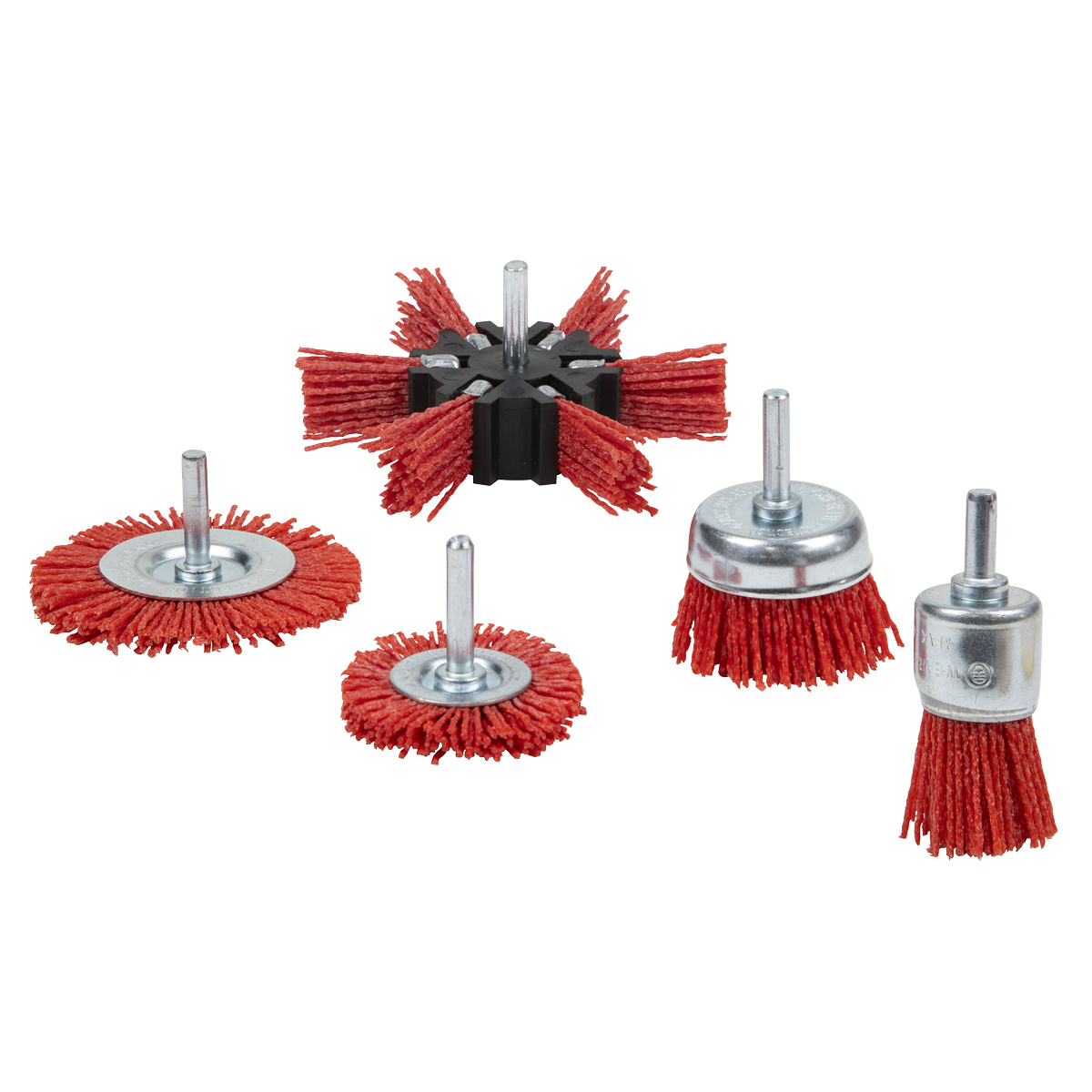 Sealey | Nylon Filament 5pc Brush Set - NFBS05