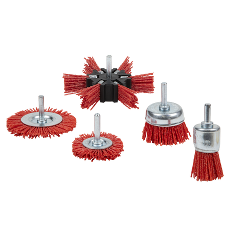 Sealey | Nylon Filament 5pc Brush Set - NFBS05
