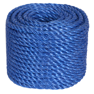 Sealey | 8mm x 30m Polypropylene Split Film Twisted Rope, Blue - PR830