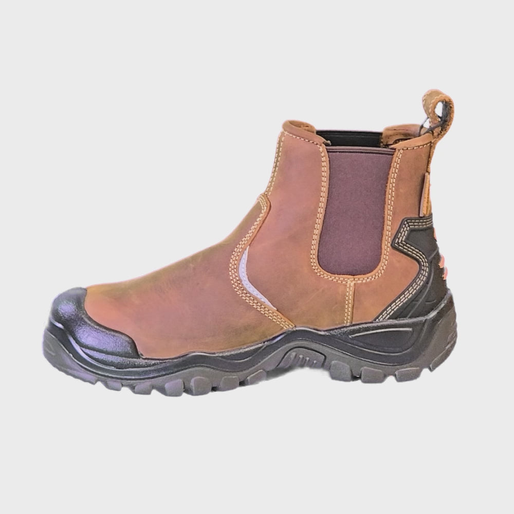 Buckler Safety Buckshot – Waterproof Steel Toe Work Boots | BSH006BR