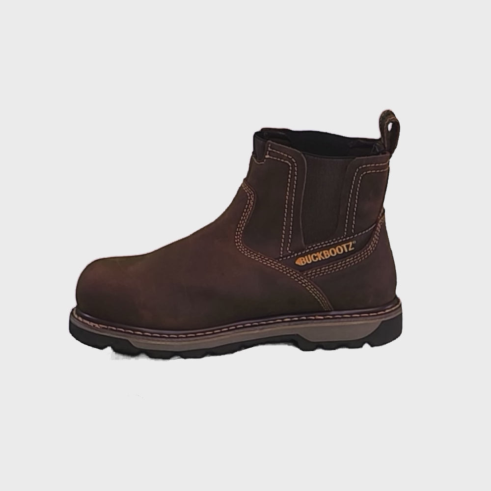 Buckler Buckflex Waterproof Safety Dealer Boot – B1180 | Aluminum Toe & 3-Way Stretch Collar