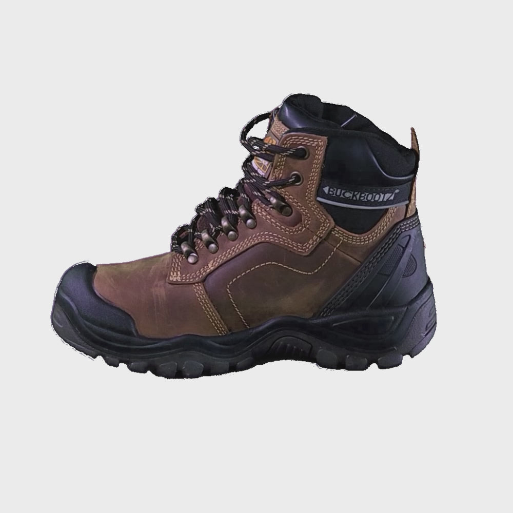 *SPECIAL PRICE* - Buckler - Buckbootz Safety Lace Boot - Bsh009Wpbr