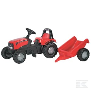 Pedal tractor with trailer, Case IH, from age 2.5, rollyKid by Rolly Toys - R01241