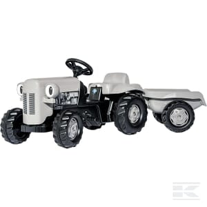 Pedal tractor with trailer, Little Grey Fergie, from age 2.5, rollyKid by Rolly Toys - R01494