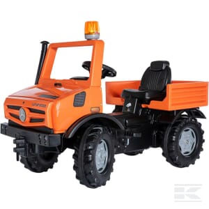 Pedal tractor, Mercedes Benz, Unimog Service vehicle, orange, from age 3, rollyUnimog by Rolly Toys - R038237