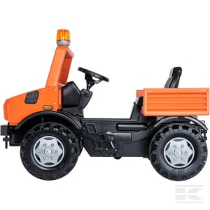 Pedal tractor, Mercedes Benz, Unimog Service vehicle, orange, from age 3, rollyUnimog by Rolly Toys - R038237