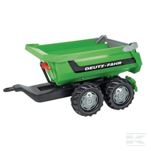 Trailer, Deutz Fahr, green, from age 3, rollyHalfpipe by Rolly Toys - R12224