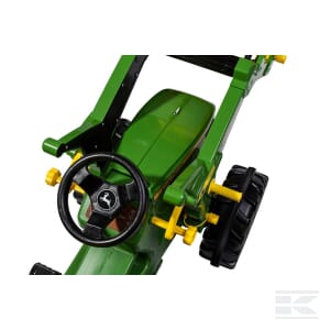 Pedal tractor, John Deere 7310R with front loader - R730034