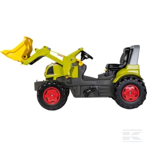 Pedal tractor, Claas Arion 640 with front loader - R730100