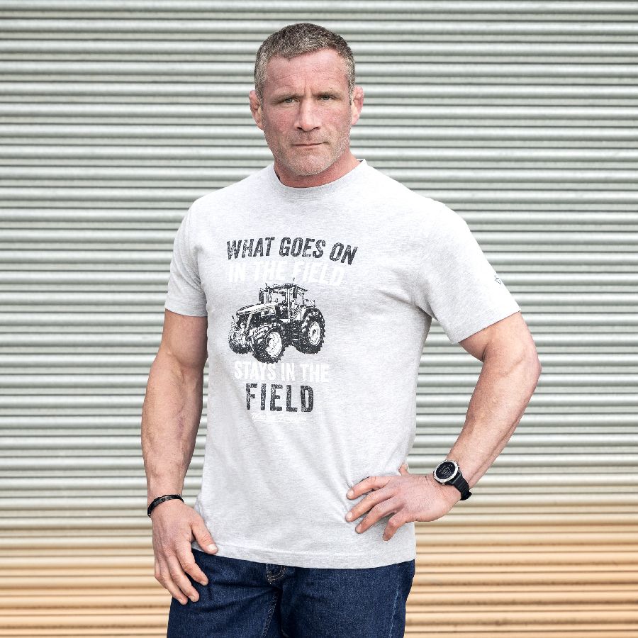 Massey Ferguson "In The Field" T-Shirt – Grey | Limited Edition | X993622405