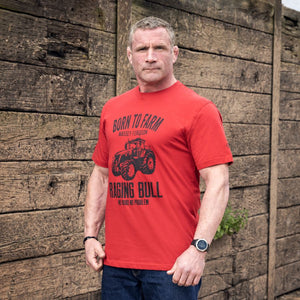 Massey Ferguson "Born to Farm" T-Shirt – Red | Limited Edition | X993622403