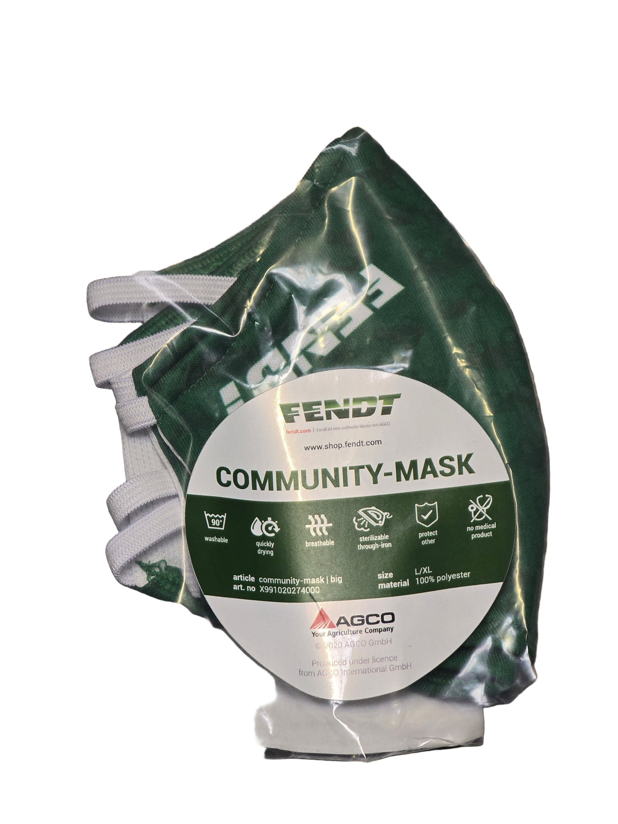 Fendt FD Face Mask Men’s Pack of 2 X991020274000