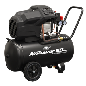 Sealey | Air Compressor 50L V-Twin Oil Free Direct Drive 3hp - SAC5002