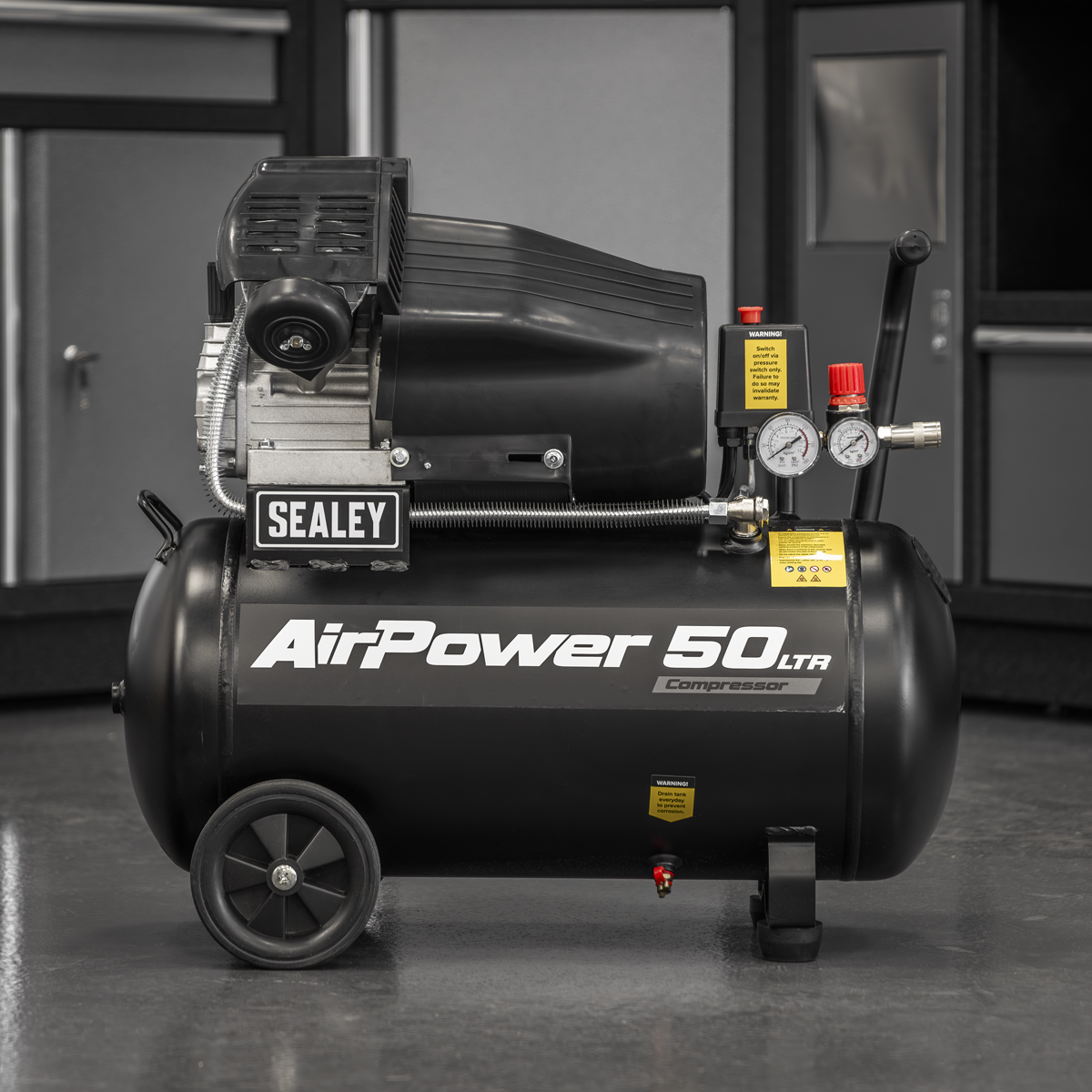 Sealey | 50L V-Twin Direct Drive Air Compressor 3hp - SAC5030VA