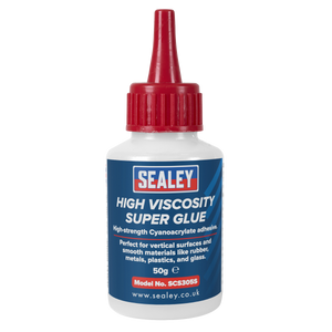 High Viscosity Super Glue - Cyanoacrylate Adhesive, Fast-Bonding Formula - 50g - Clear