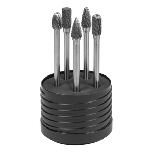 Sealey | Tungsten Carbide Rotary Burr Set Extra-Long 5pc - SDBK5XL