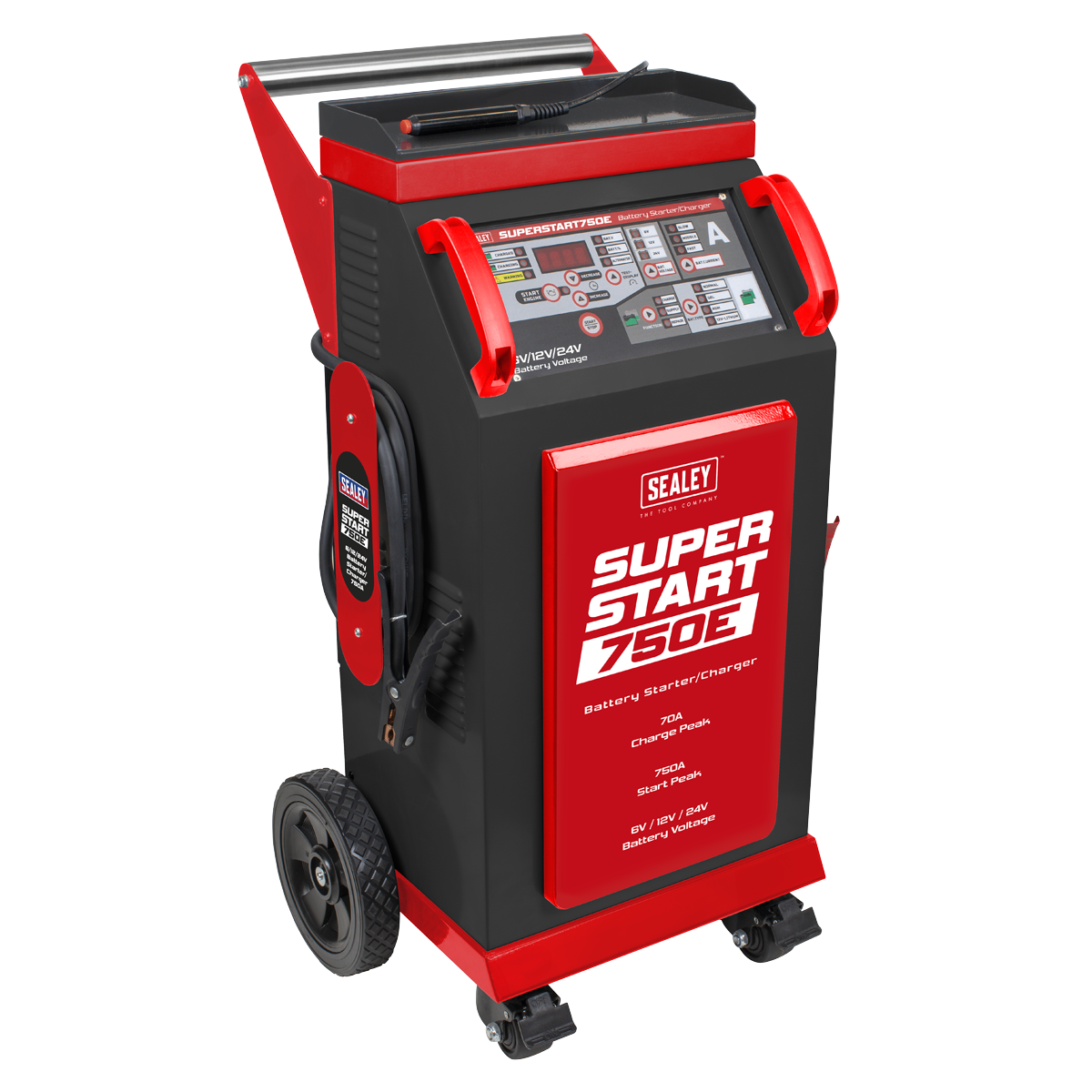 Sealey | 6/12/24V Battery Starter/Charger 750A - SUPERSTART750E