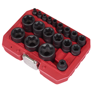 Sealey | External TRX-P* Socket Set 19pc - SX097