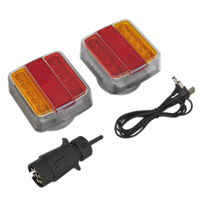 Wireless SMD LED Trailer Light Set 2pc - TB18LEDW - Farming Parts