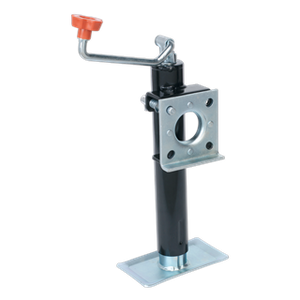 Trailer Jack with Weld-On Swivel Mount 250mm Travel - 900kg Capacity - TB373 - Farming Parts