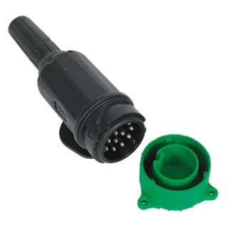 Towing Plug 13-Pin Euro Plastic 12V - TB53 - Farming Parts