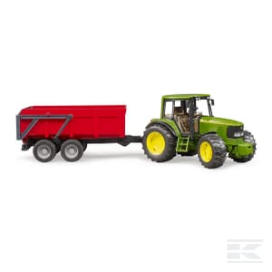 John Deere 6920 with tipping trailer - U02057