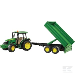 John Deere 5115M with Trailer – 1:16 Scale, Durable & Playable Model | U02108