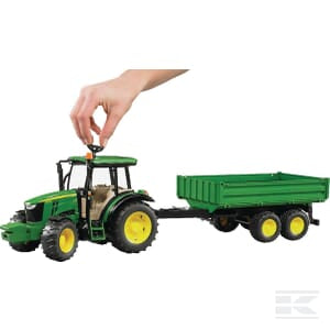 John Deere 5115M with Trailer – 1:16 Scale, Durable & Playable Model | U02108