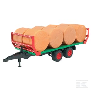 Roundbale trailer with 8 bales - U02220