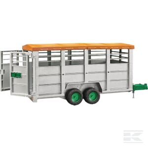 Cattle Trailer with 1 Cow – 1:16 Scale, Durable & Playable Farm Model | U02227