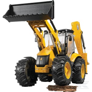 JCB Digger Loader 5CX Eco – 1:16 Scale, Durable & Playable Construction Model | U02454