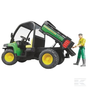 John Deere Gator 855D with Driver – 1:16 Scale, Durable & Playable Farm Model | U02490