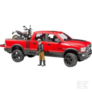 RAM 2500 with Ducati Racer – 1:16 Scale Off-Road Truck & Motorcycle Set | U02502